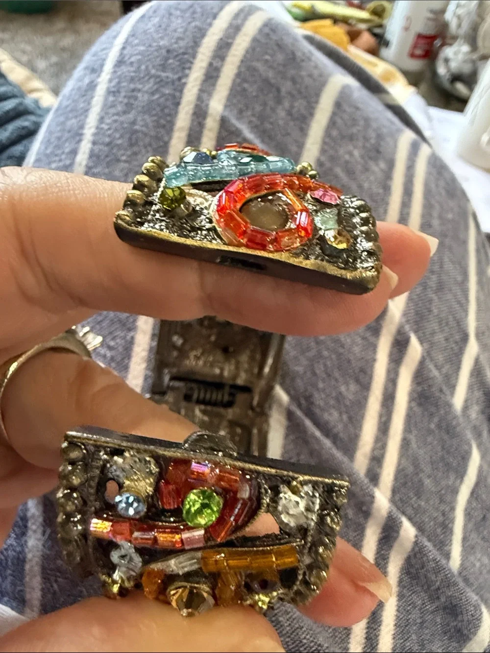 Vtg Narmi jeweled watch
